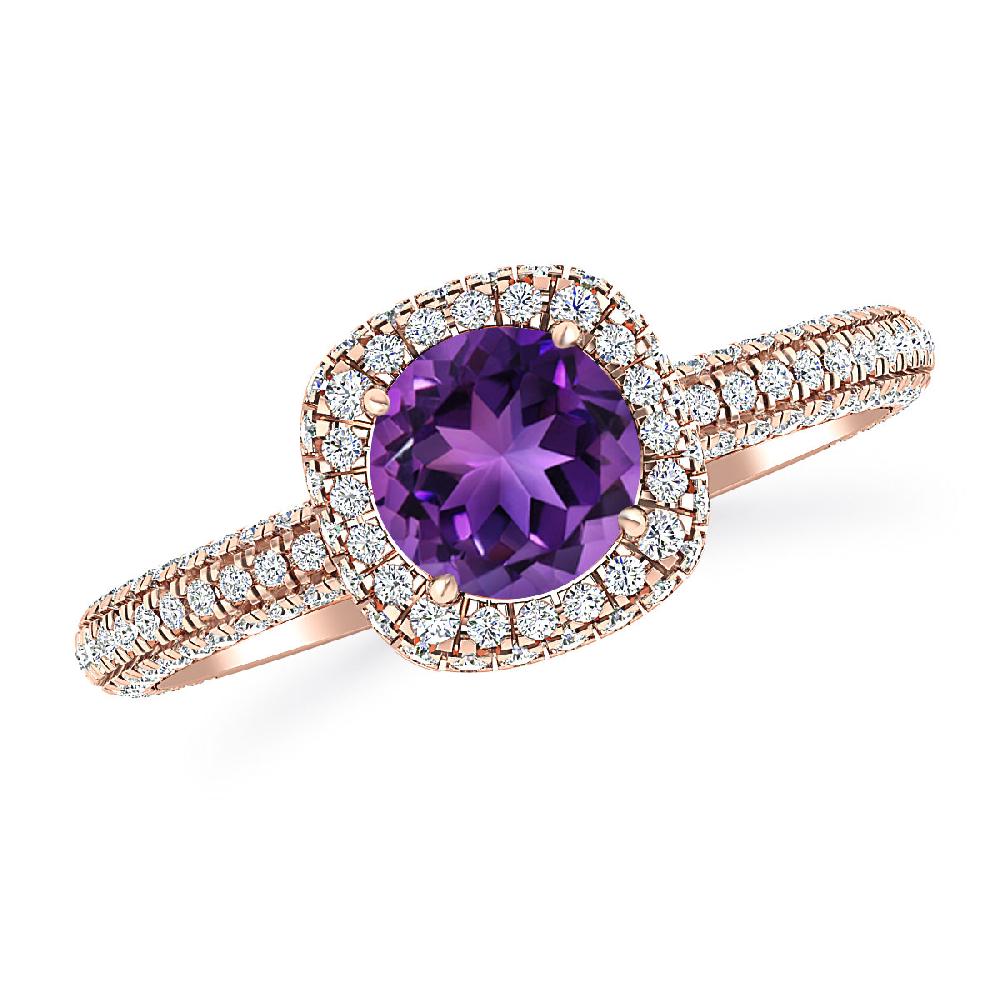 Rose Gold - Amethyst