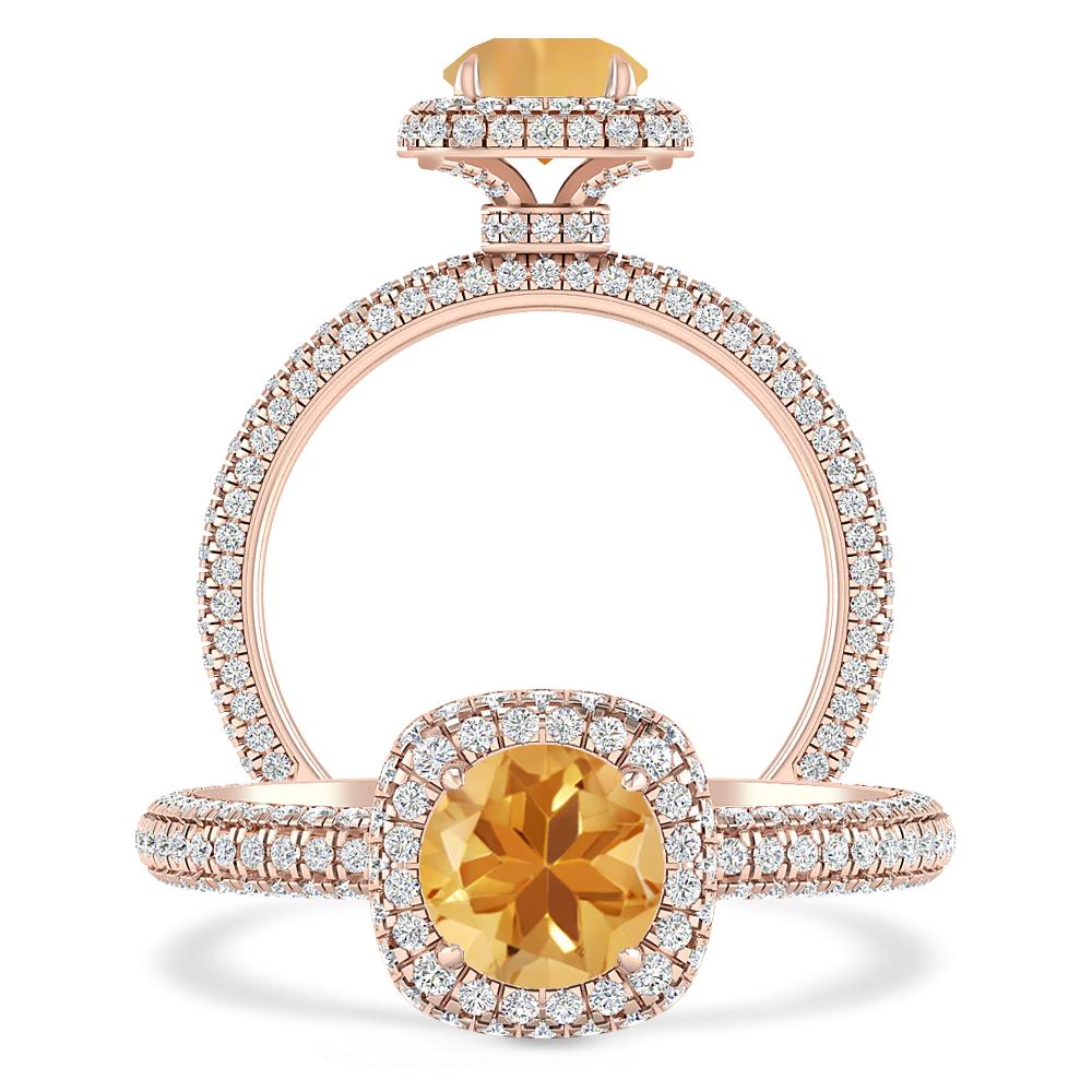 Rose Gold - Citrine