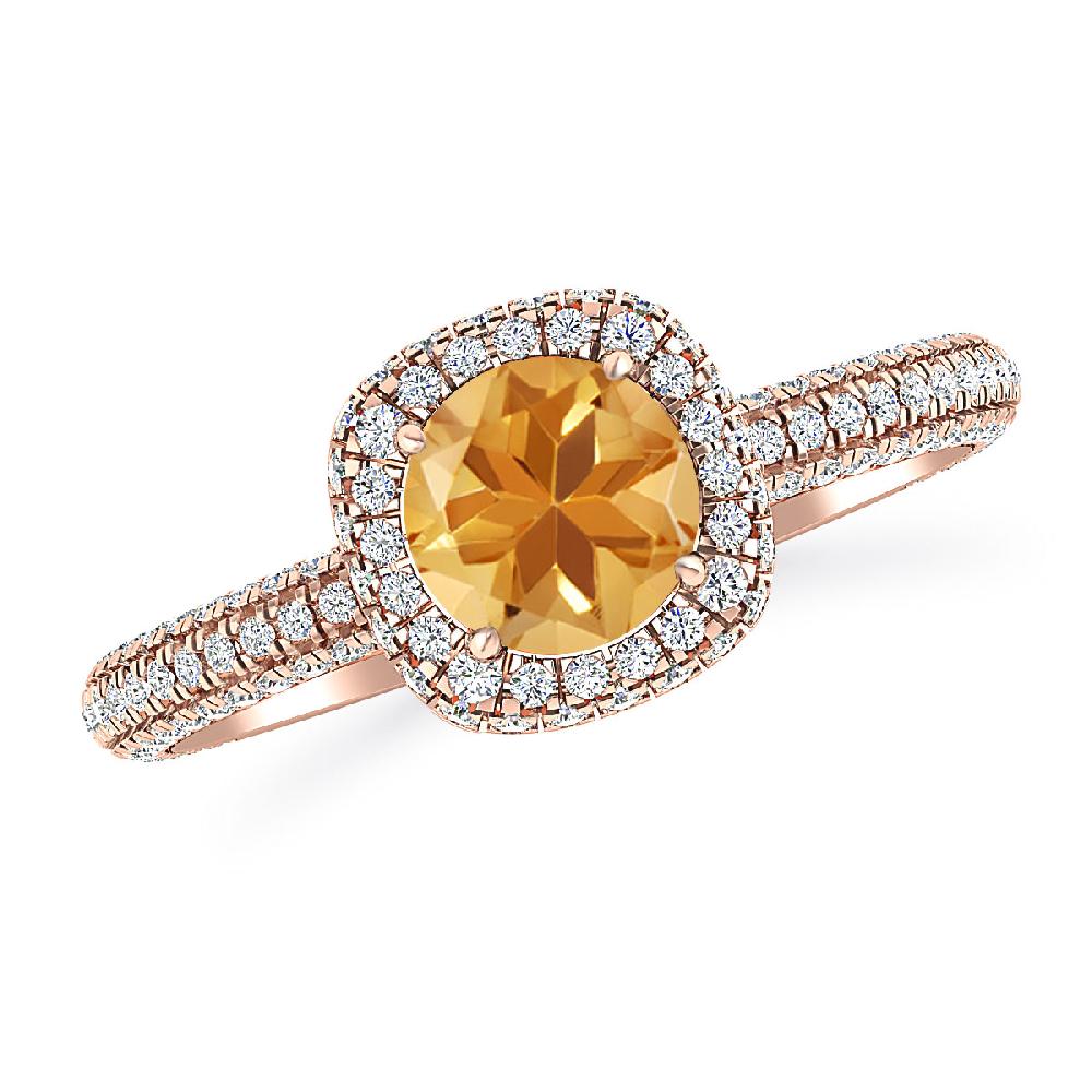 Rose Gold - Citrine