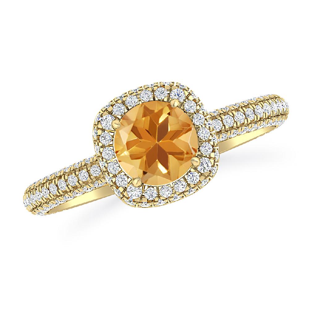 Yellow Gold - Citrine