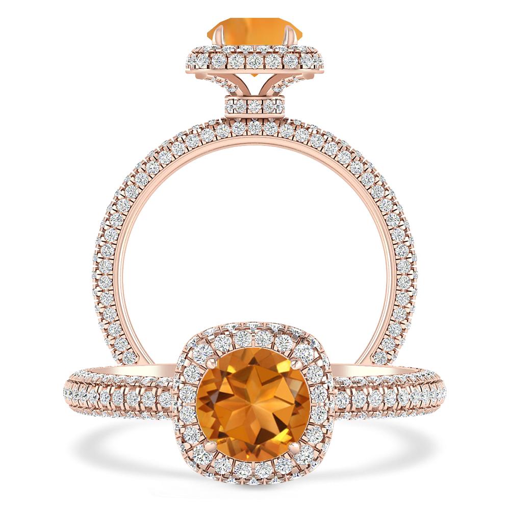 Rose Gold - Citrine