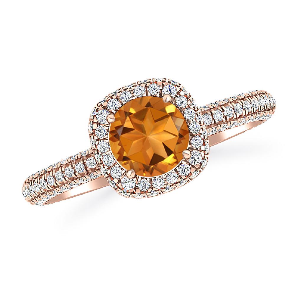 Rose Gold - Citrine