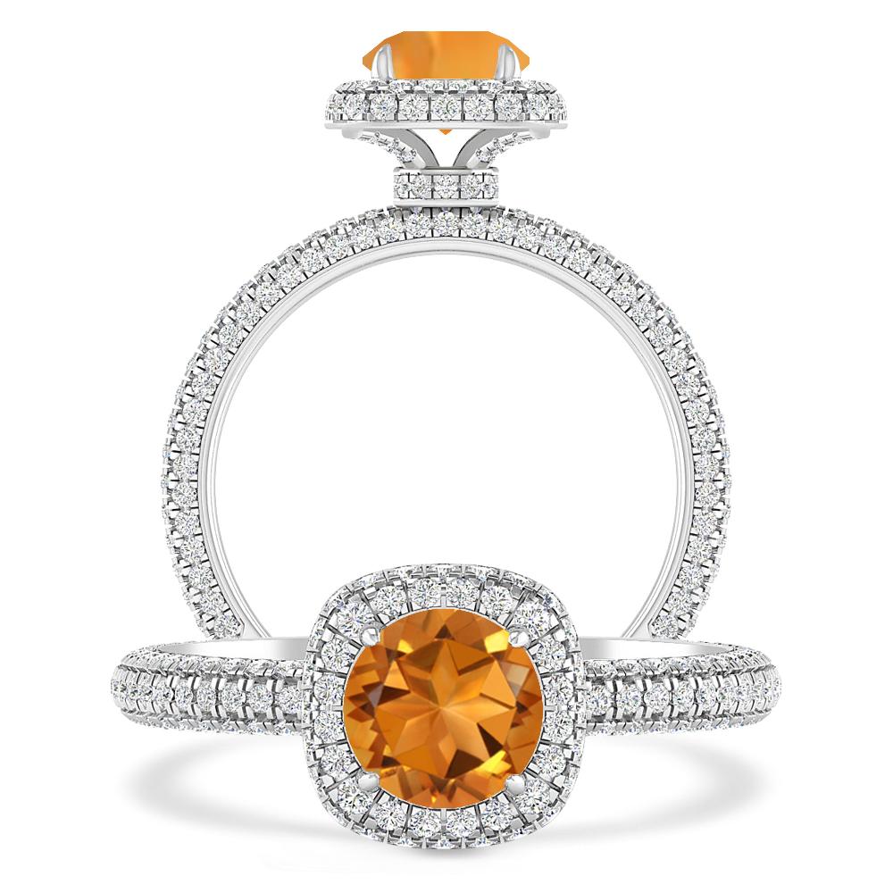 White Gold - Citrine