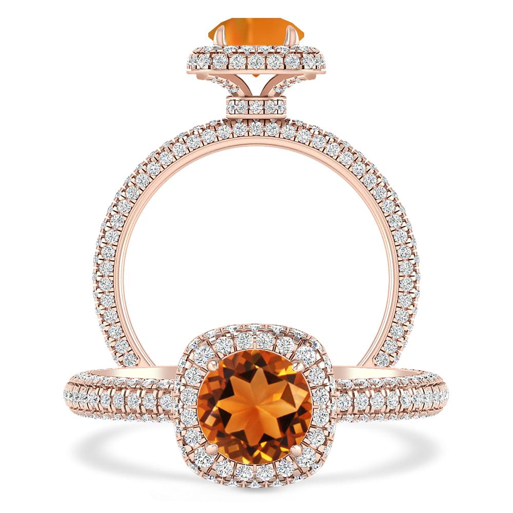 Rose Gold - Citrine