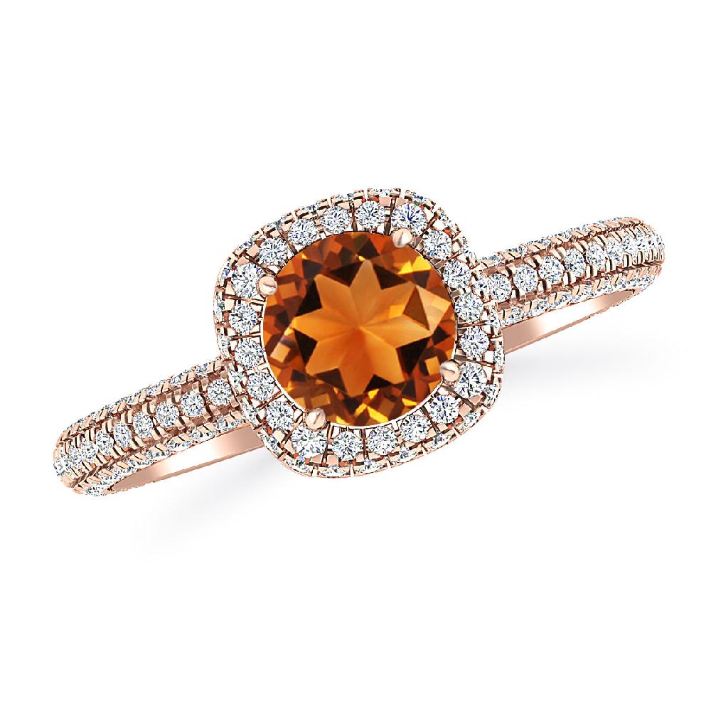 Rose Gold - Citrine