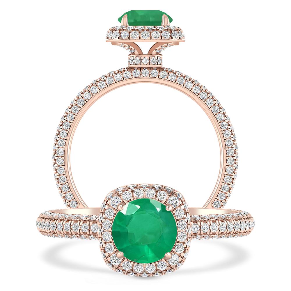 Rose Gold - Emerald