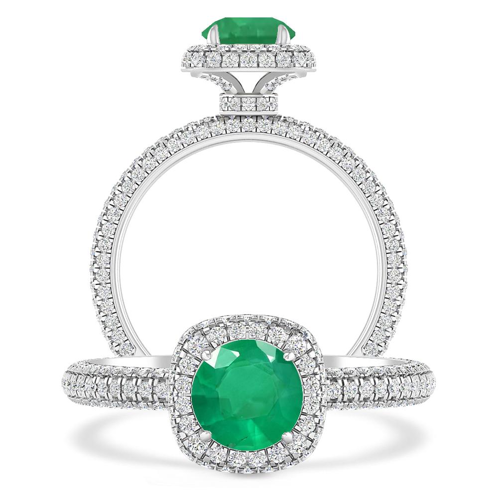 White Gold - Emerald