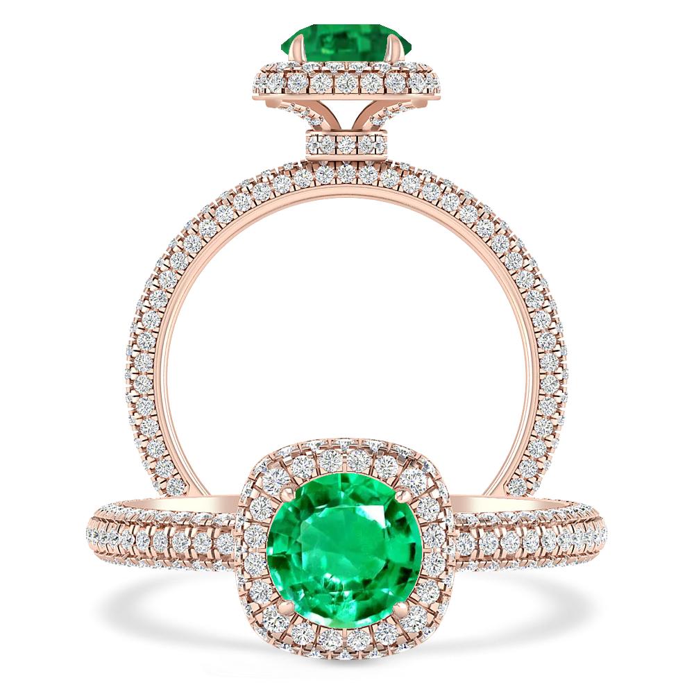 Rose Gold - Emerald