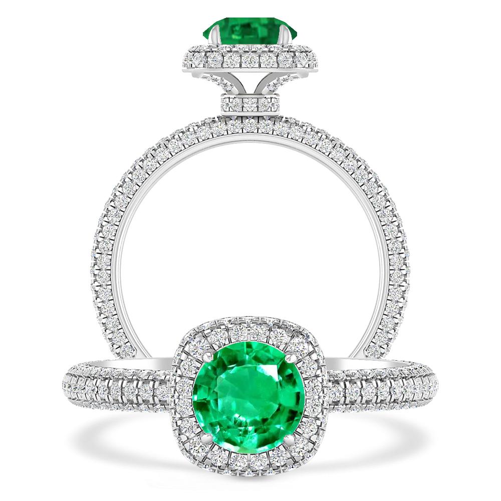 White Gold - Emerald