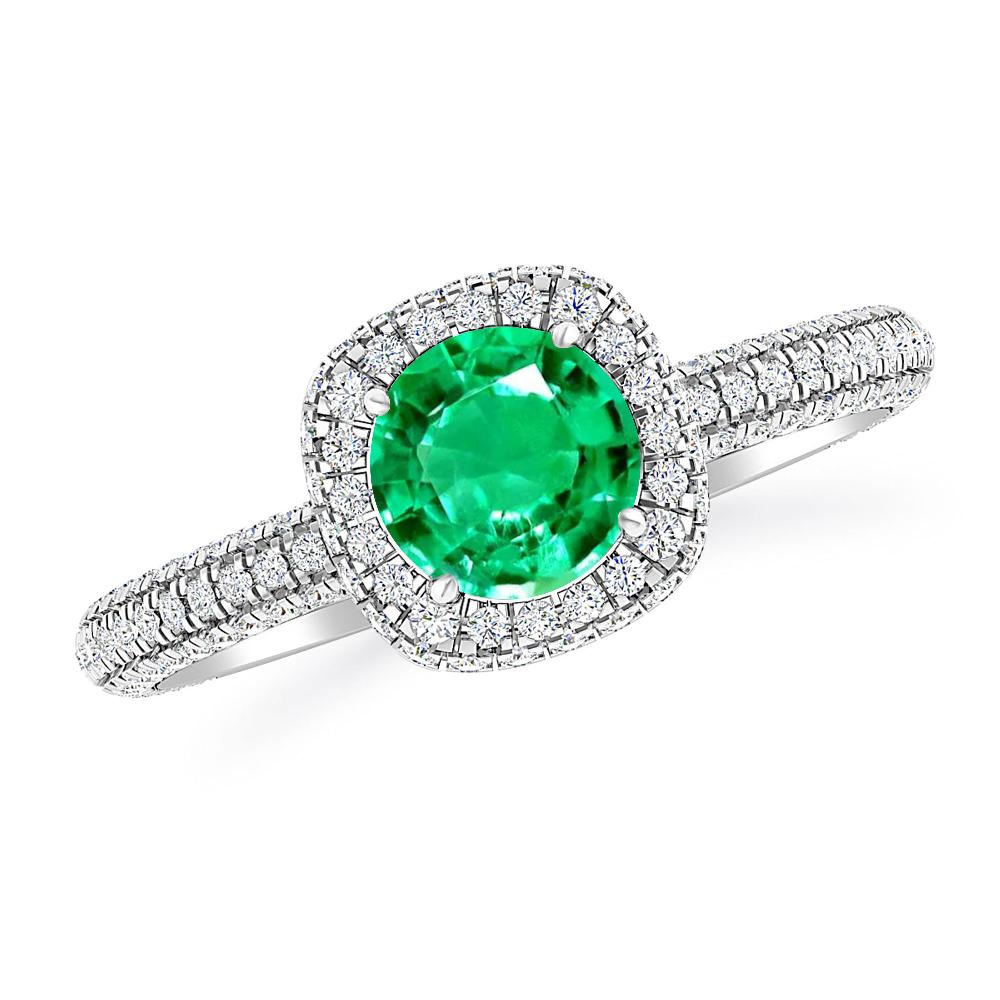 White Gold - Emerald