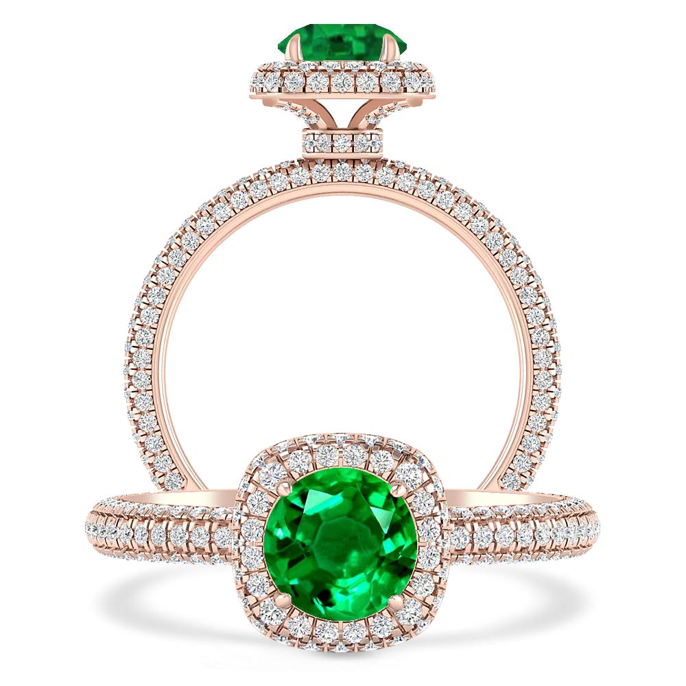 Rose Gold - Emerald