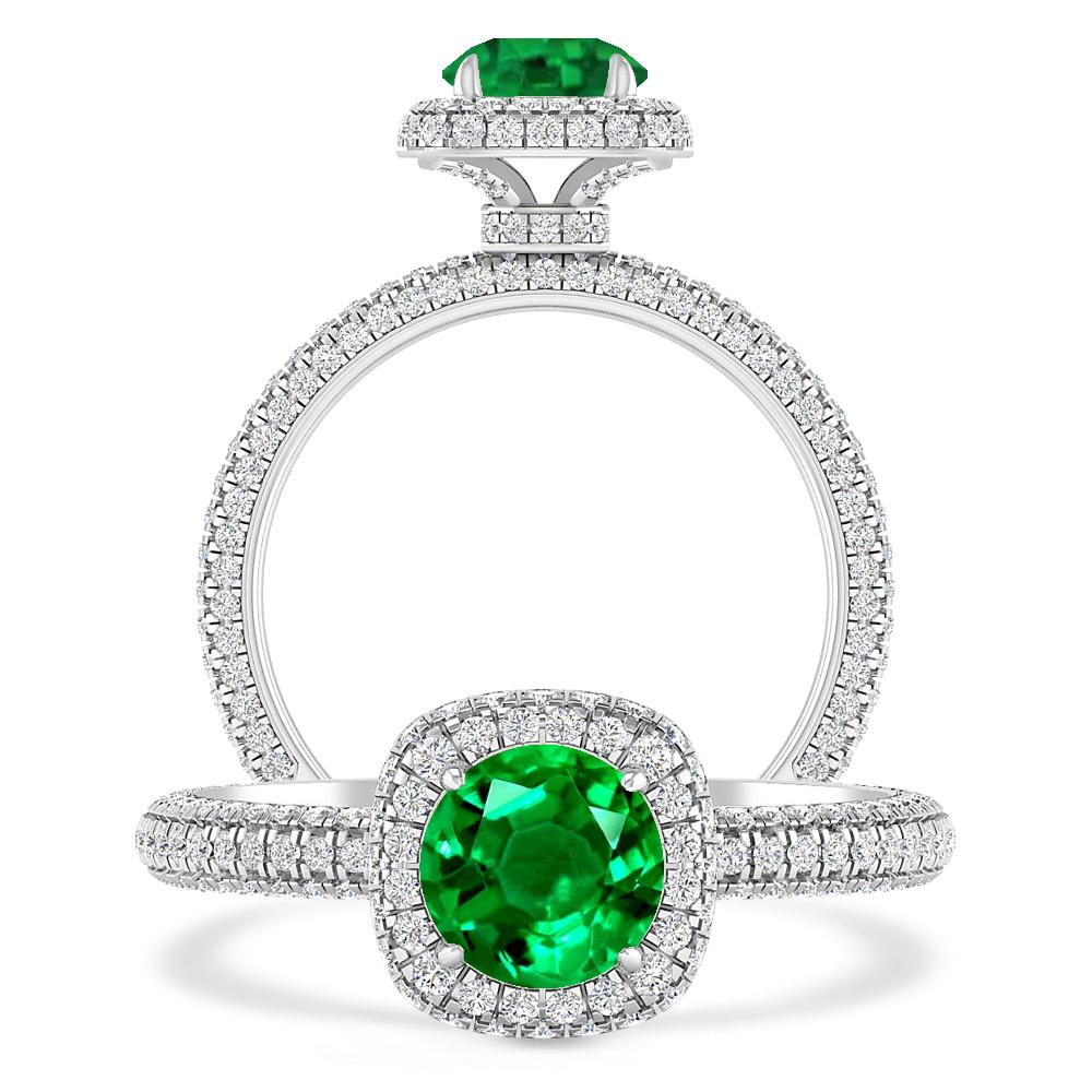 White Gold - Emerald