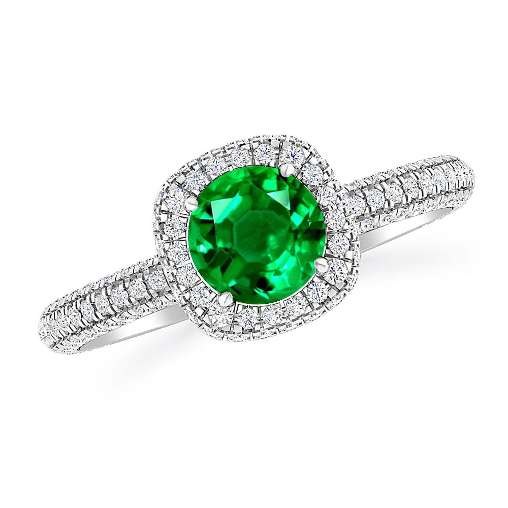 White Gold - Emerald