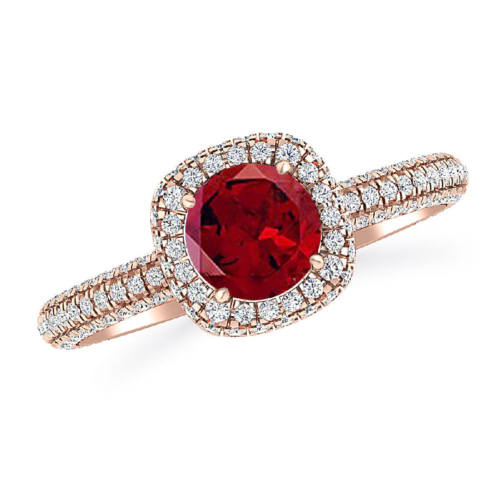 Rose Gold - Garnet