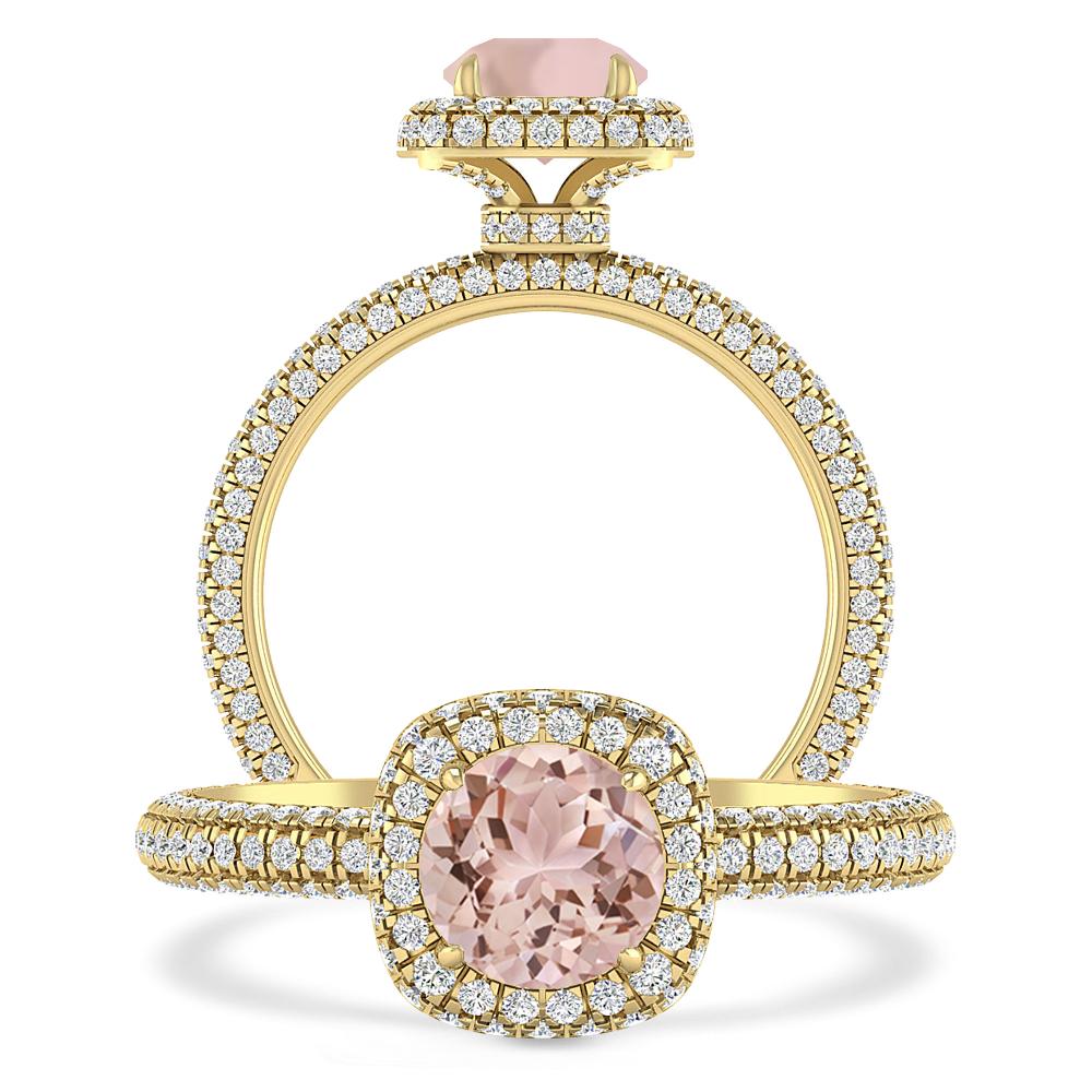 Yellow Gold - Morganite