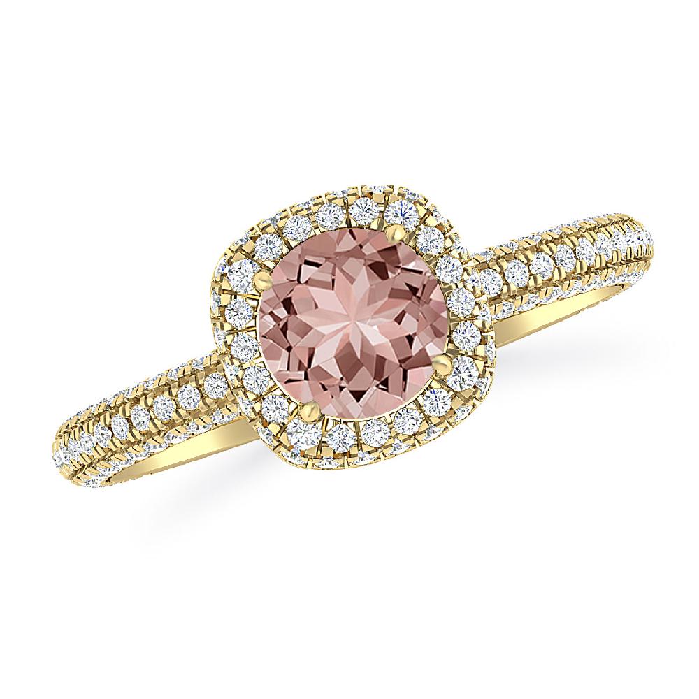 Yellow Gold - Morganite