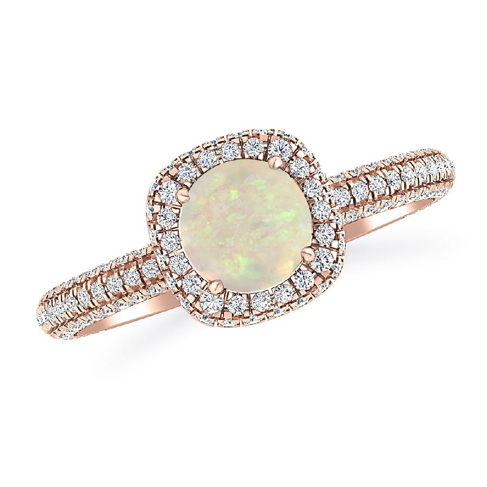 Rose Gold - Opal