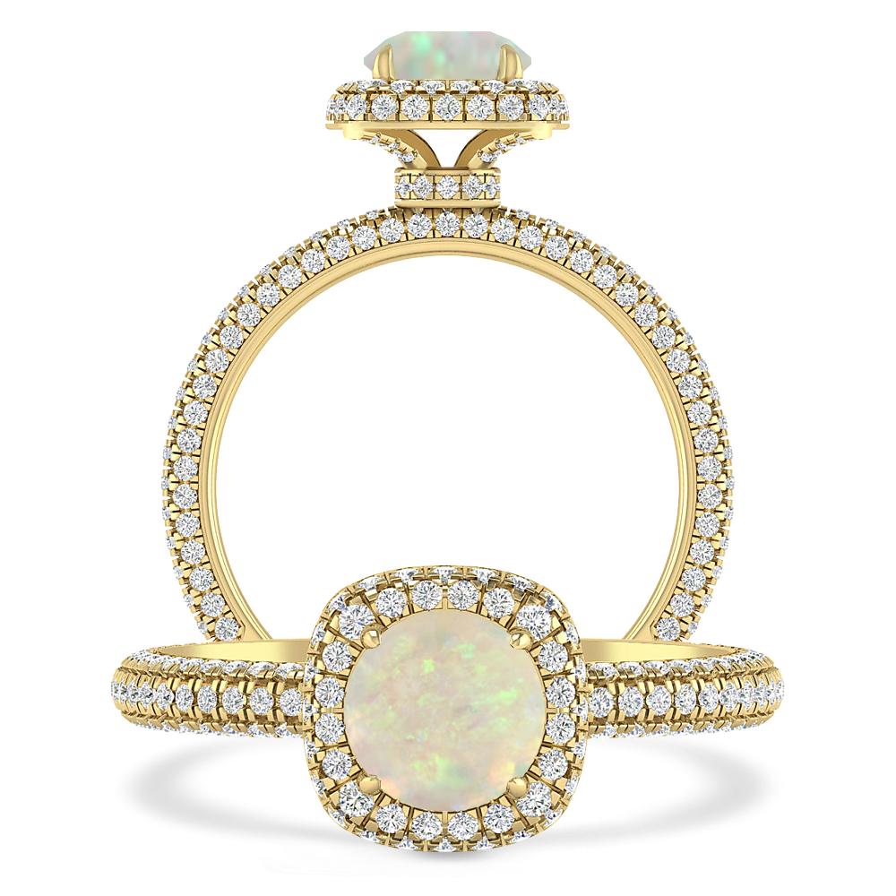 Yellow Gold - Opal