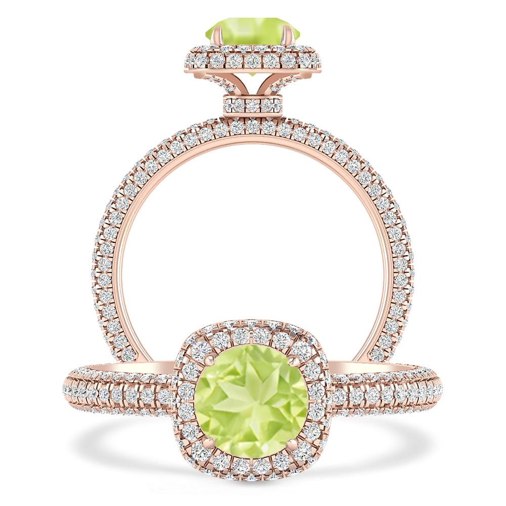 Rose Gold - Peridot