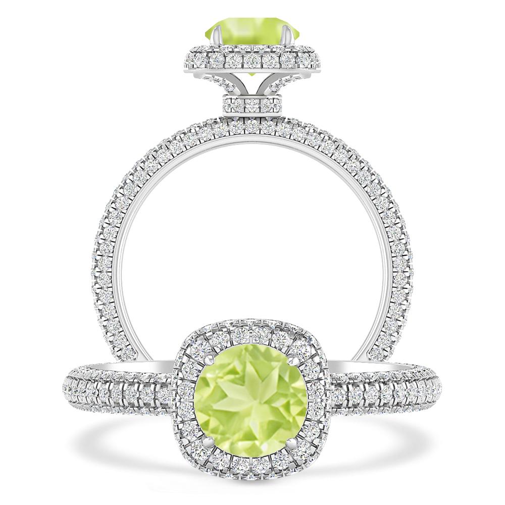 White Gold - Peridot