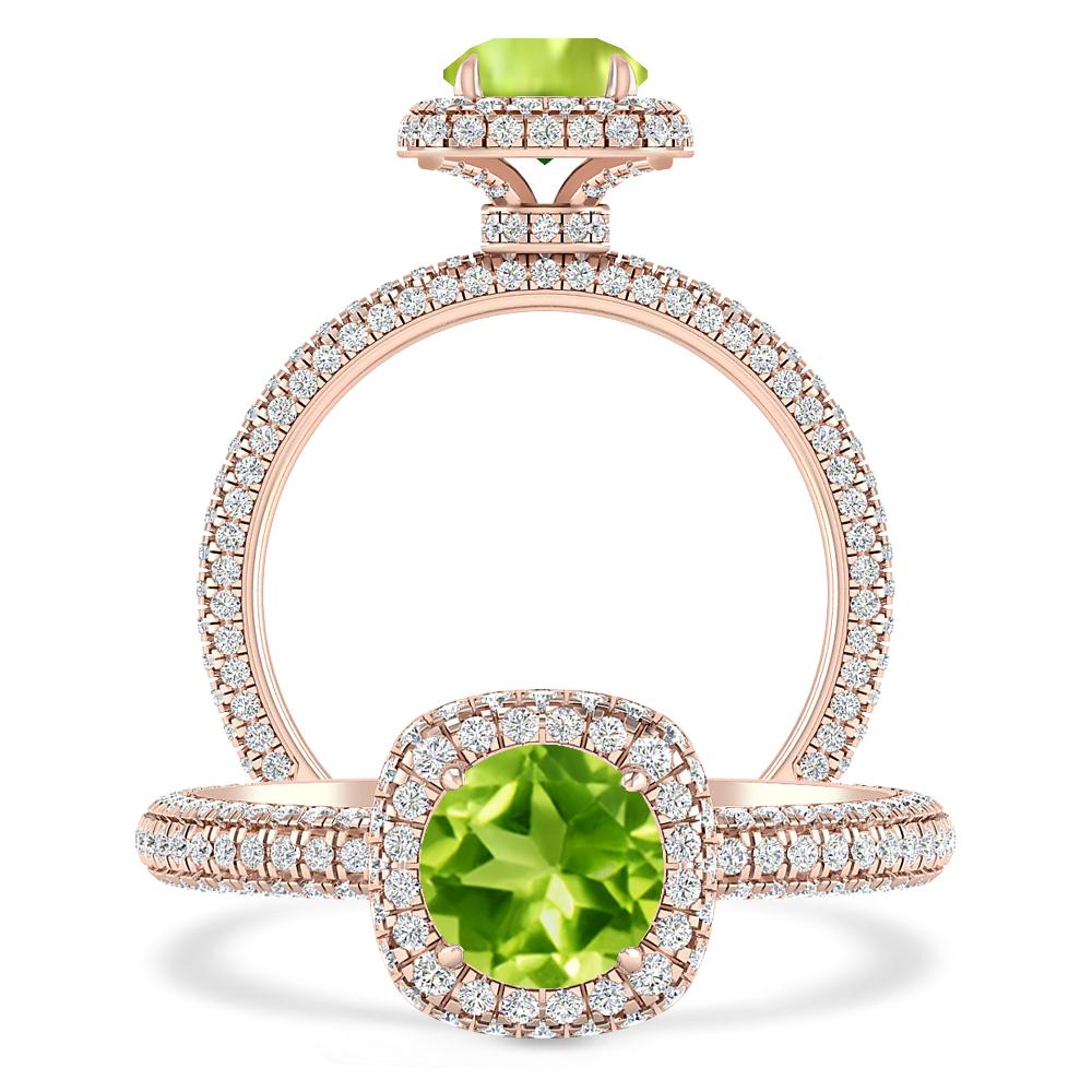 Rose Gold - Peridot