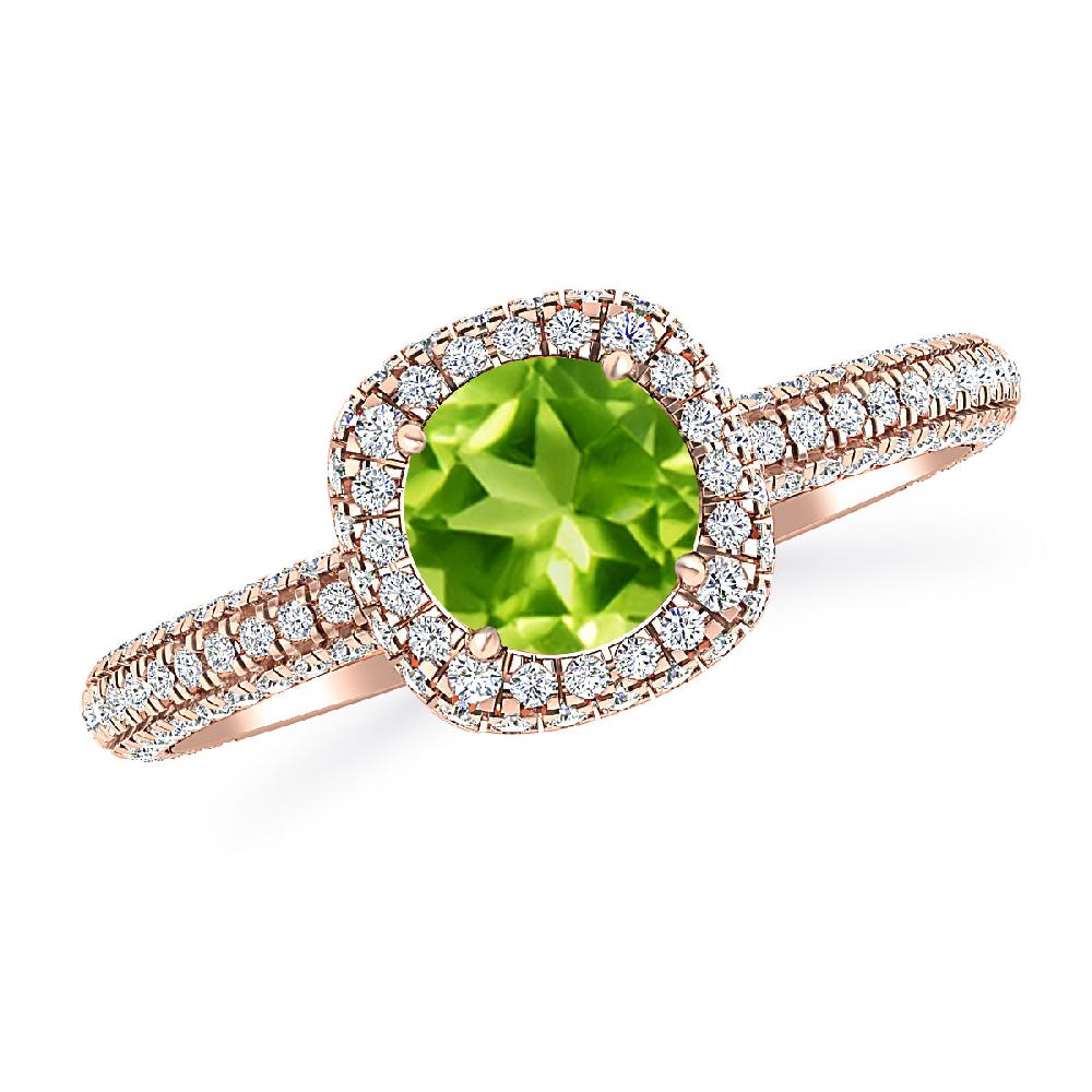 Rose Gold - Peridot