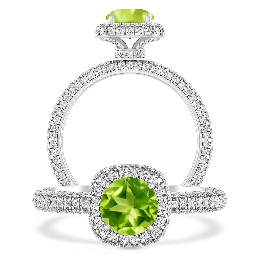 White Gold - Peridot