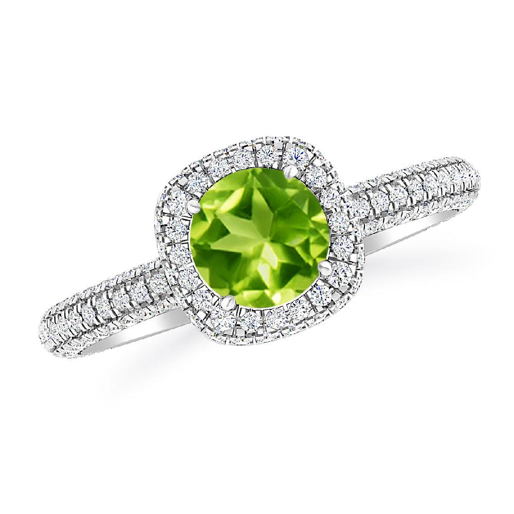 White Gold - Peridot