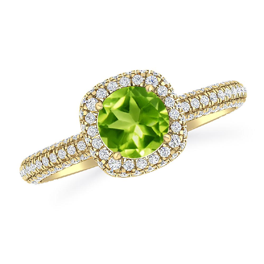 Yellow Gold - Peridot