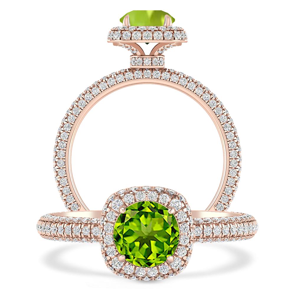 Rose Gold - Peridot