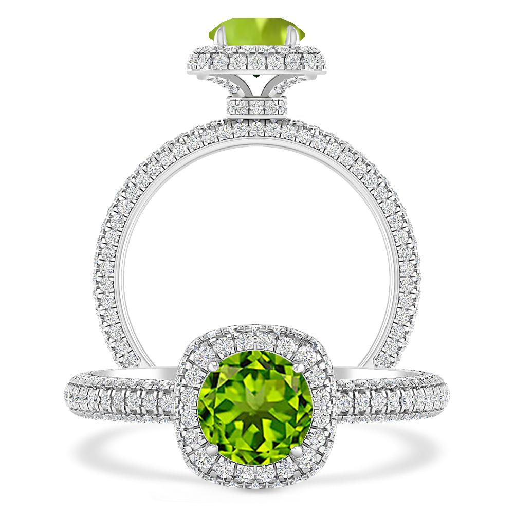 White Gold - Peridot