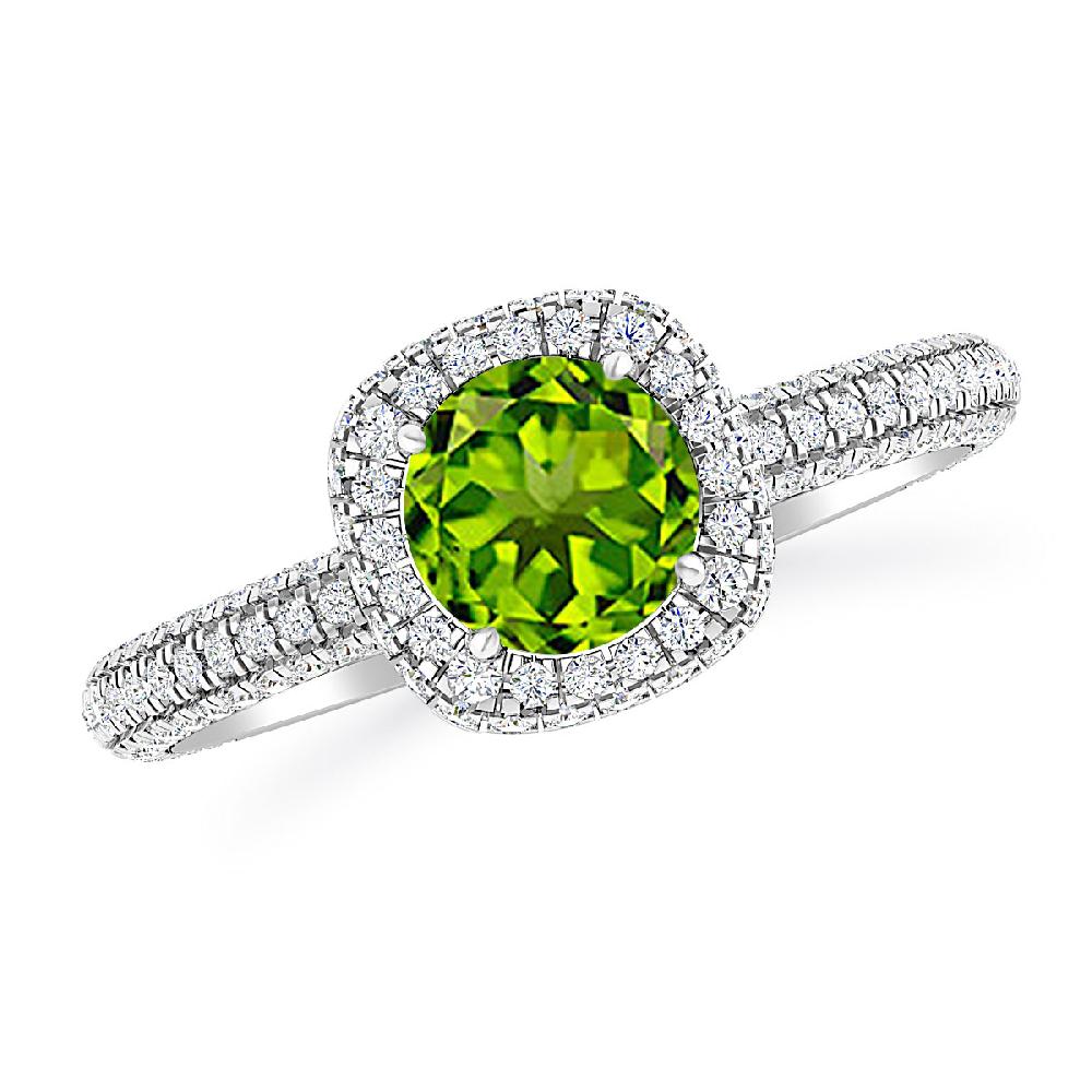 White Gold - Peridot
