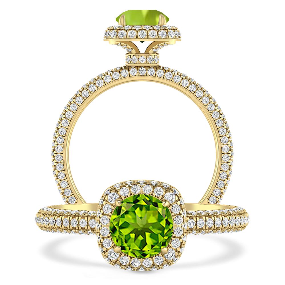 Yellow Gold - Peridot