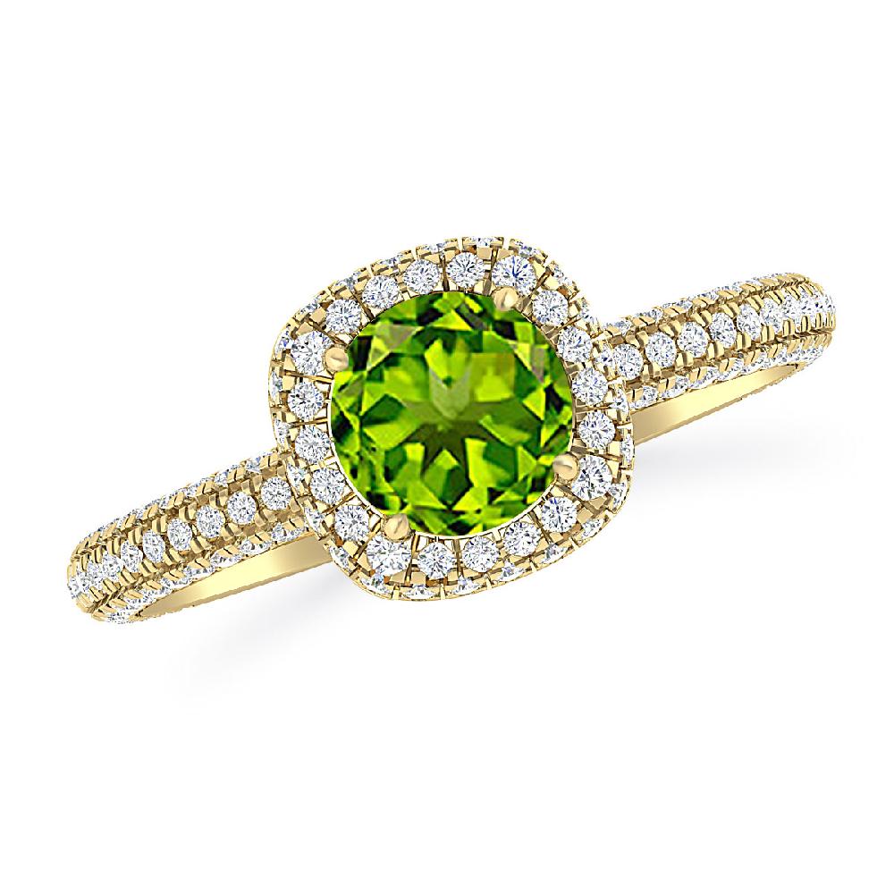 Yellow Gold - Peridot