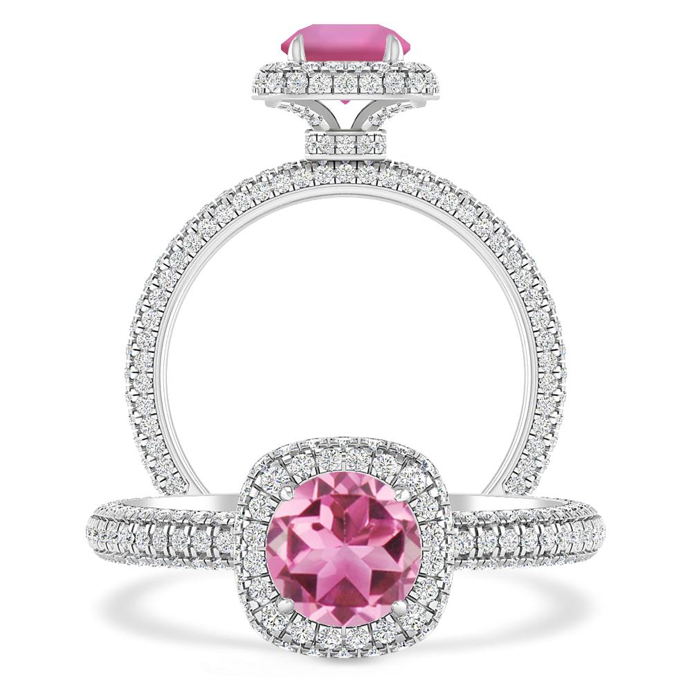 White Gold - Pink Tourmaline