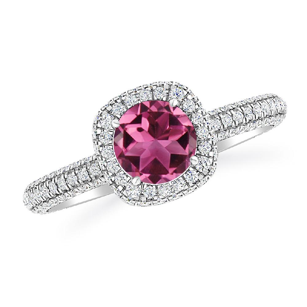 White Gold - Pink Tourmaline