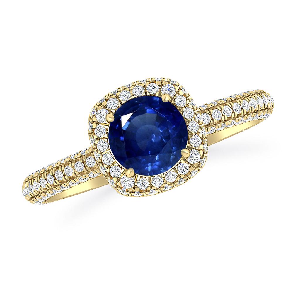 Yellow Gold - Sapphire