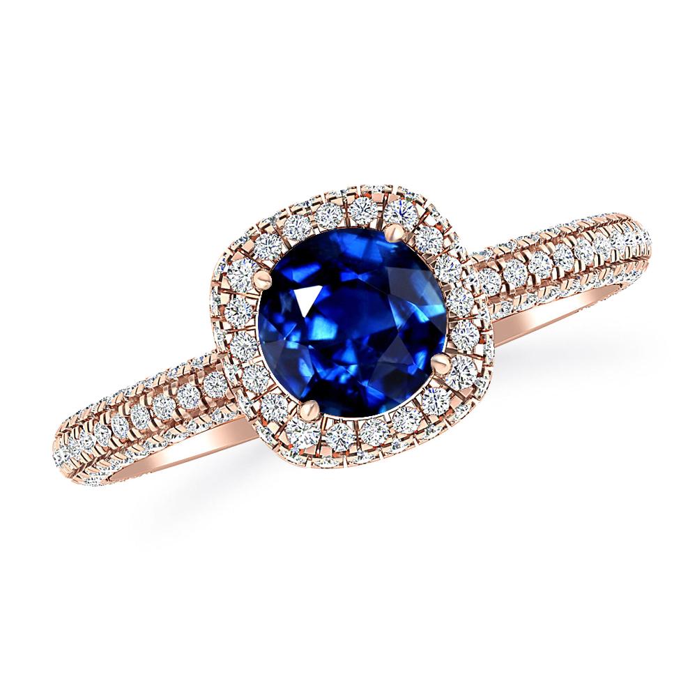 Rose Gold - Sapphire