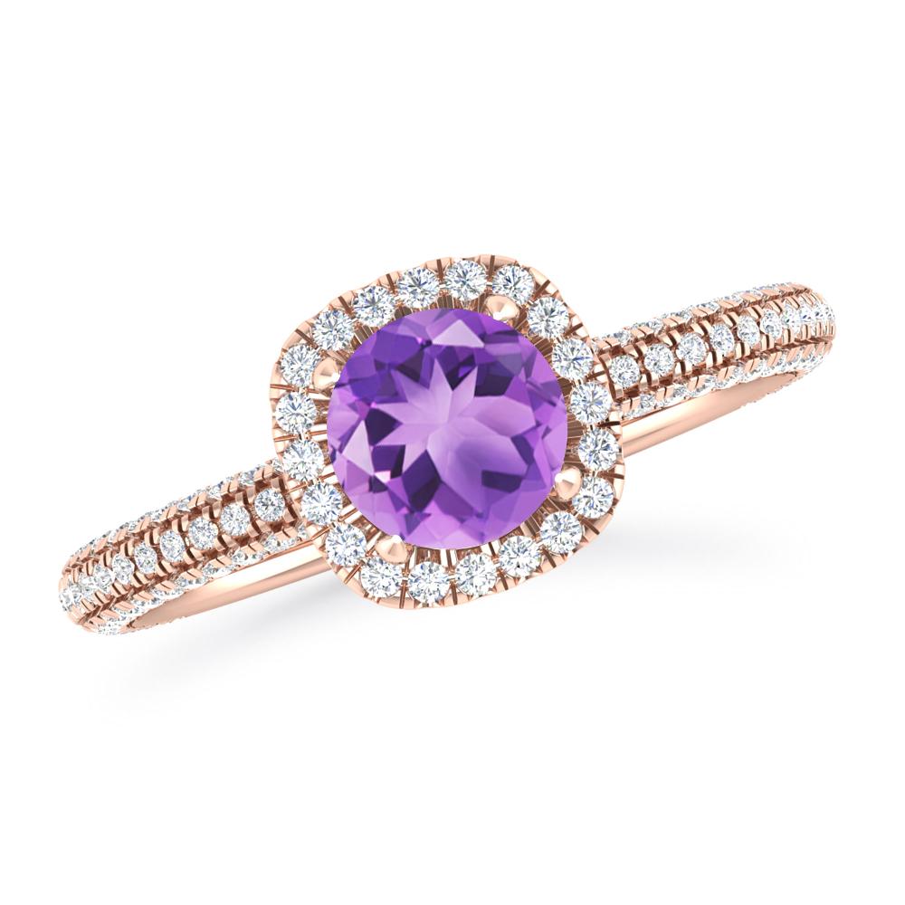 Rose Gold - Amethyst