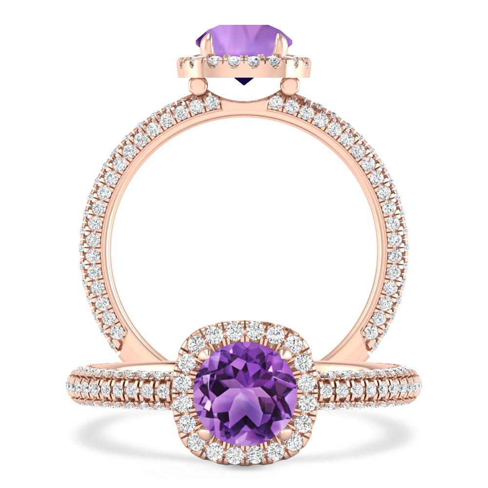Rose Gold - Amethyst