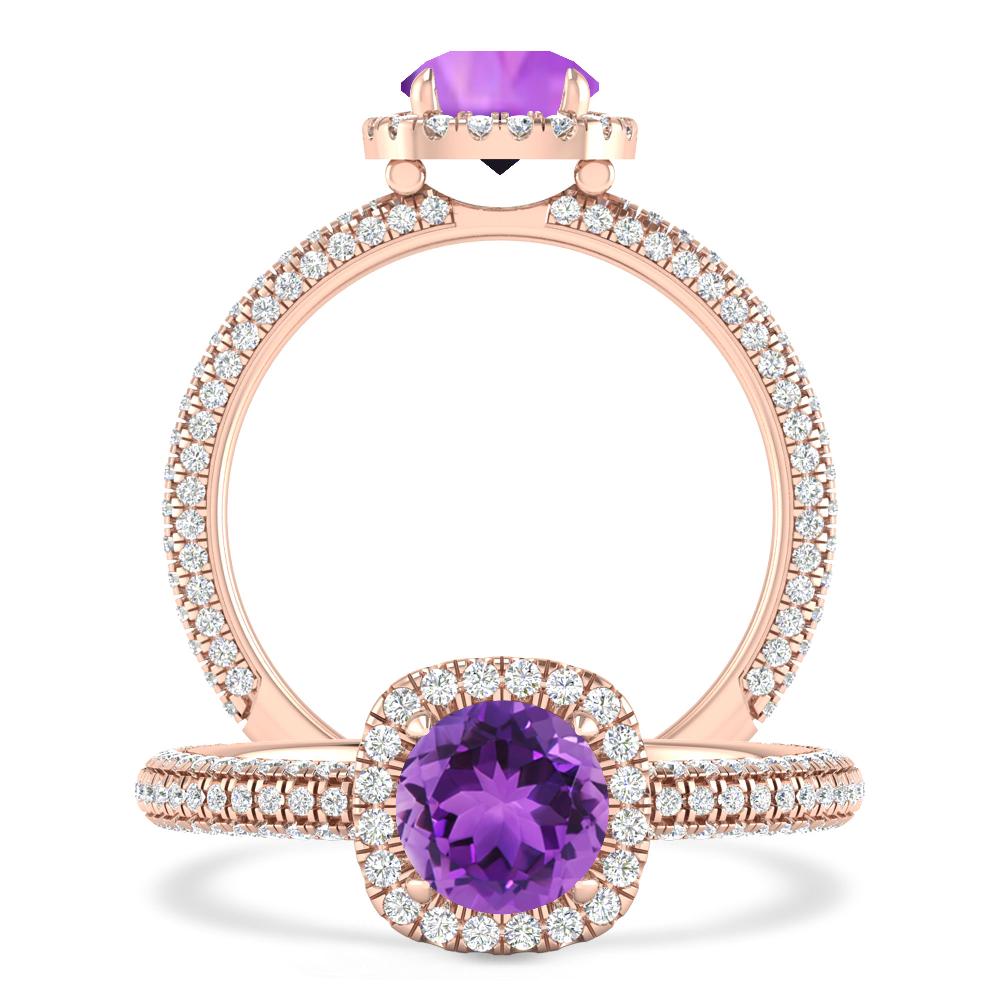 Rose Gold - Amethyst
