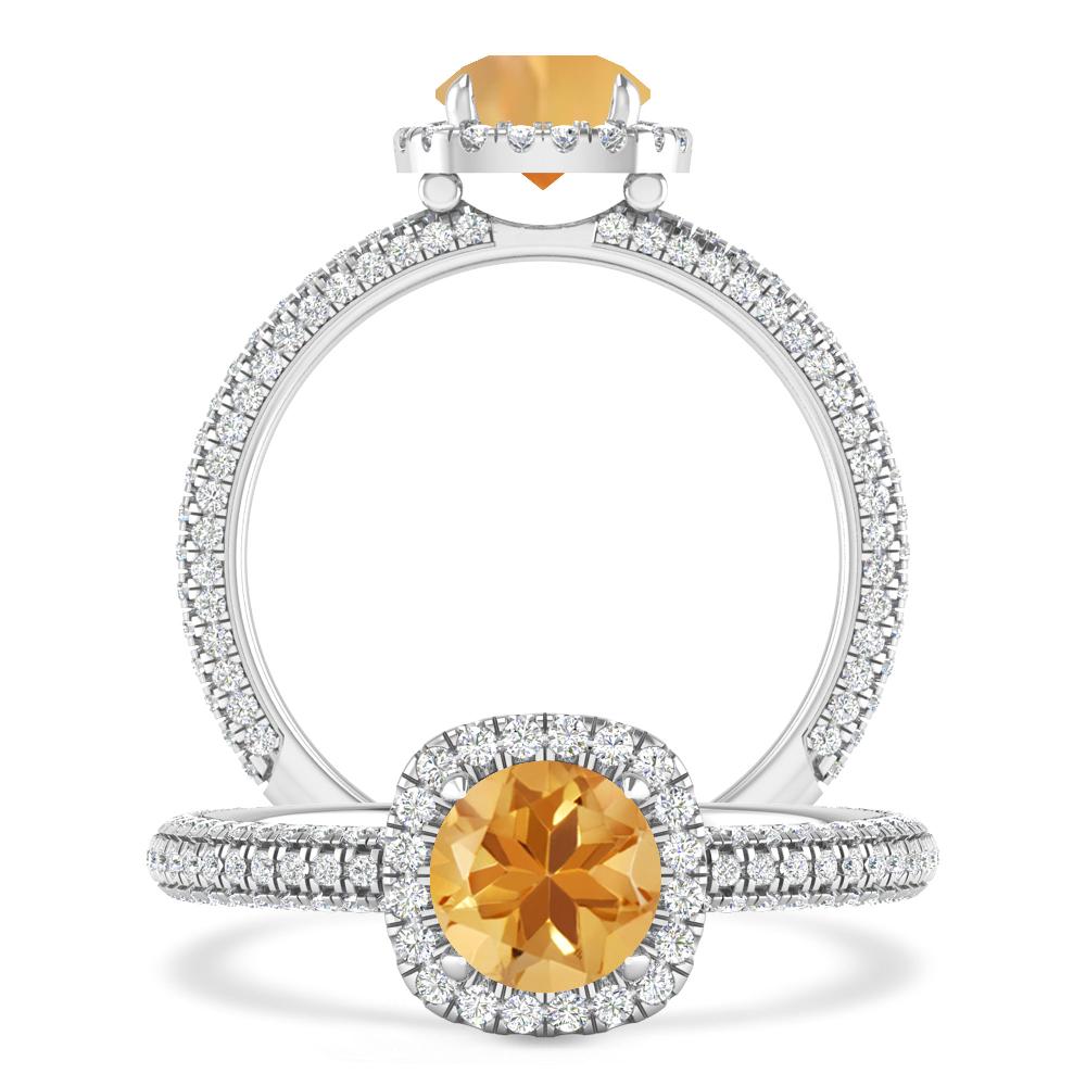 White Gold - Citrine