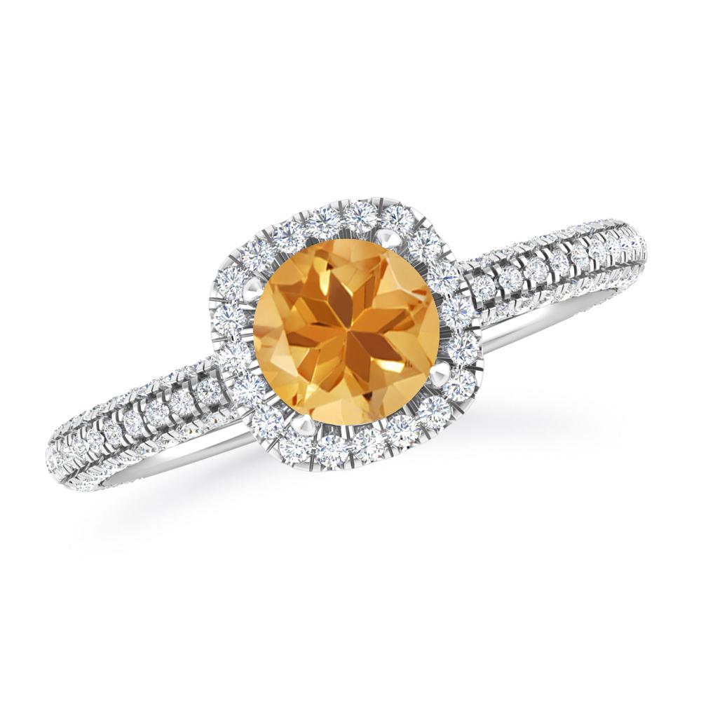 White Gold - Citrine