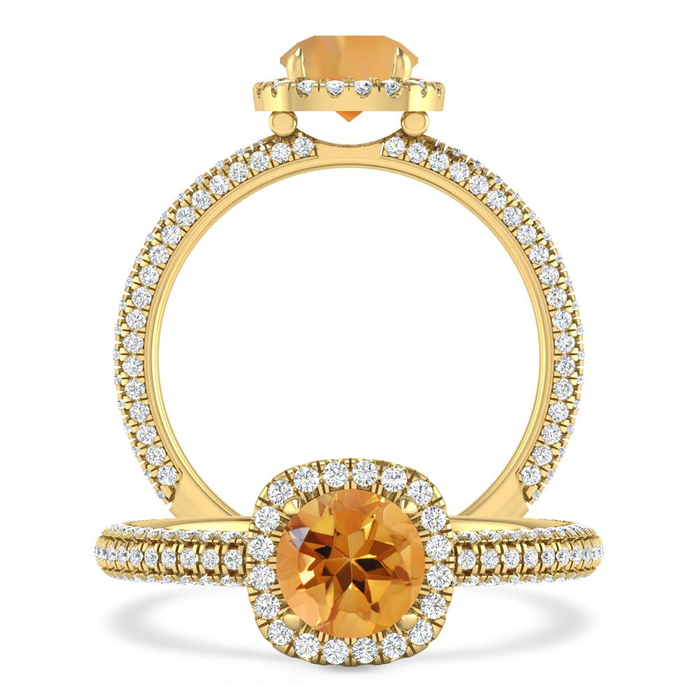 Yellow Gold - Citrine