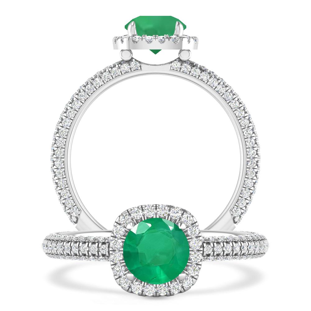 White Gold - Emerald