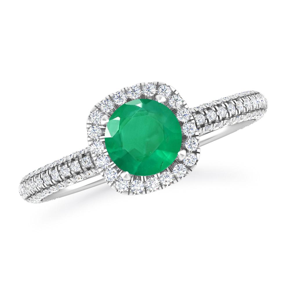 White Gold - Emerald