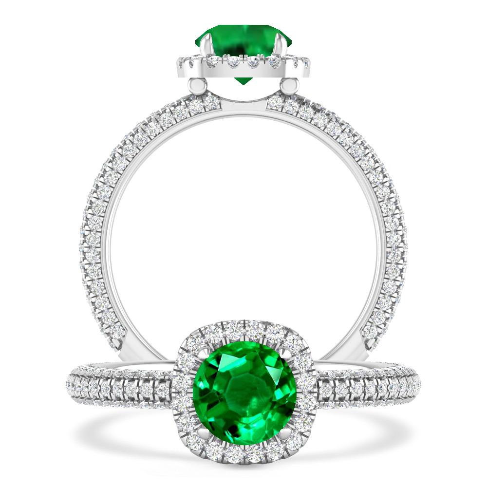 White Gold - Emerald