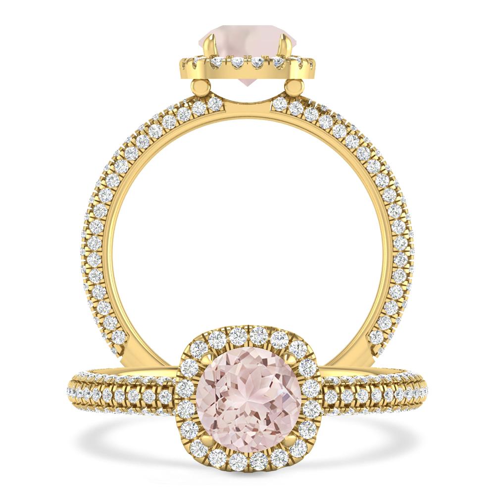 Yellow Gold - Morganite