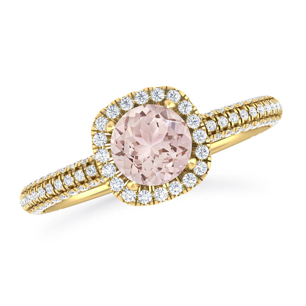 Yellow Gold - Morganite