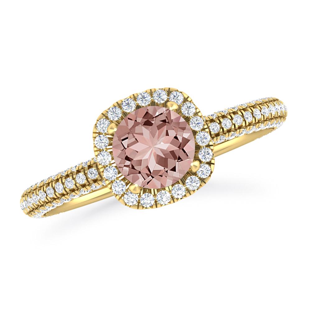 Yellow Gold - Morganite